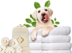 LuxerLiving Wasbol Set Van 6 - Droogt Tot 30% Sneller - Wasverzachter - Droger Ballen - Dryer Balls - Ecologisch - 100% Wol 12 LuxerLiving Wasbol Set Van 6 - Droogt Tot 30% Sneller - Wasverzachter - Droger Ballen - Dryer Balls - Ecologisch - 100% Wol -Schoonmaakmiddelen 1200x879