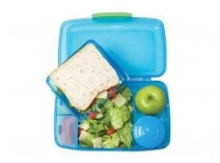 Sistema Bento Box 1.76L Met Boterhamlade - Doorzichtig/Paars -Schoonmaakmiddelen 1200x887 1