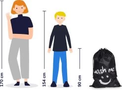 Wonair - Grote Waszak - Laundry Bag - Wash Me - 60x90cm - Zwart - Met Trekkoord 14 Wonair - Grote Waszak - Laundry Bag - Wash Me - 60x90cm - Zwart - Met Trekkoord -Schoonmaakmiddelen 1200x891