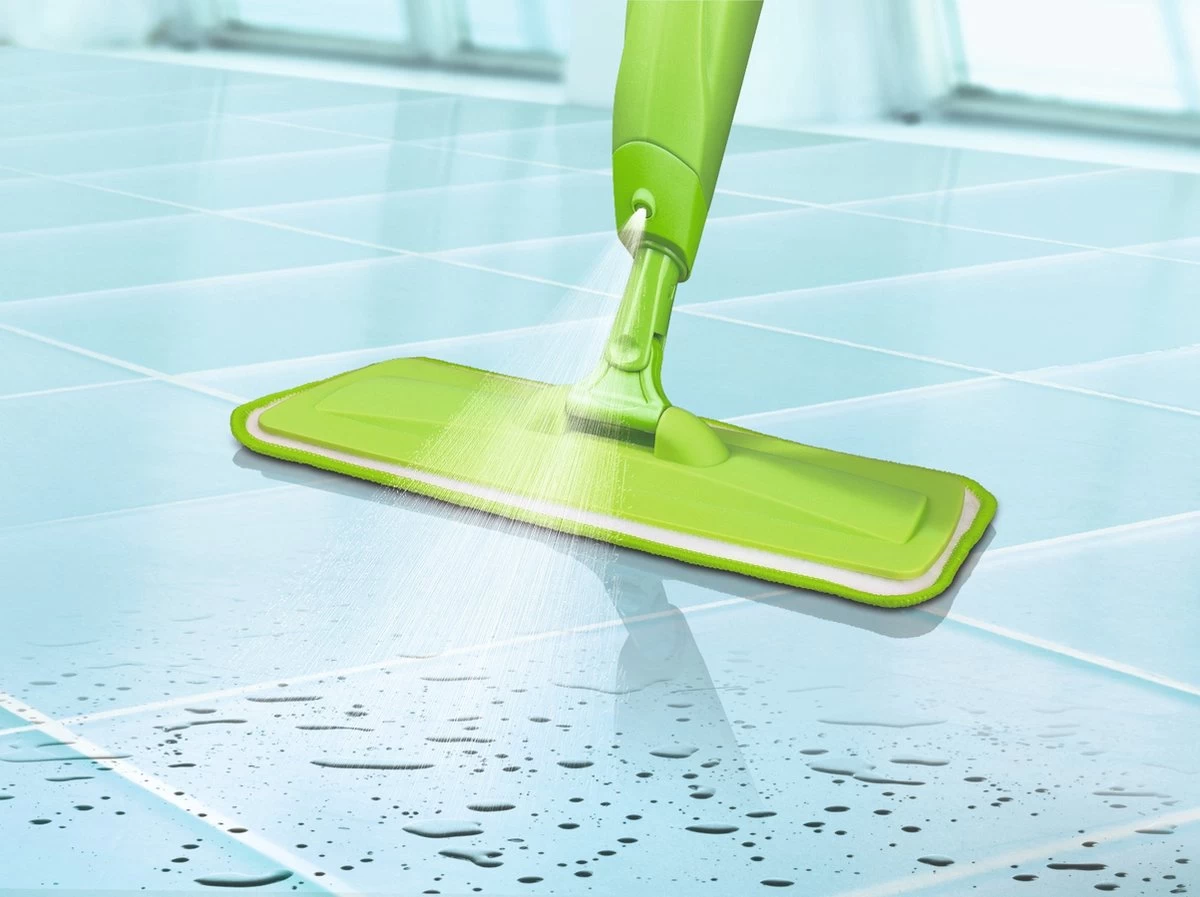 CleanMaxx Spray Mop Vloerreiniger Wisser - Sproeikop 4 CleanMaxx Spray Mop Vloerreiniger Wisser - Sproeikop - Afbeelding 2