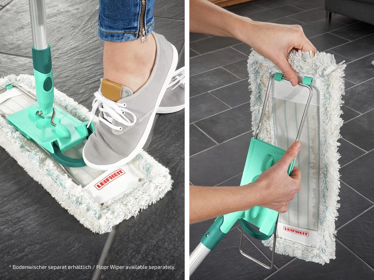 Leifheit Profi Overtrek Vloerwisser Xl - 42 Cm Gevouwen Cotton Plus 5 Leifheit Profi Overtrek Vloerwisser Xl - 42 Cm Gevouwen Cotton Plus - Afbeelding 3