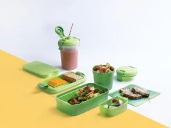 Curver Lunch&Go - Vershouddoos - Lunchbox - Inclusief Bestek - 2/3 Compartimenten - Groen -Schoonmaakmiddelen 1200x900 38