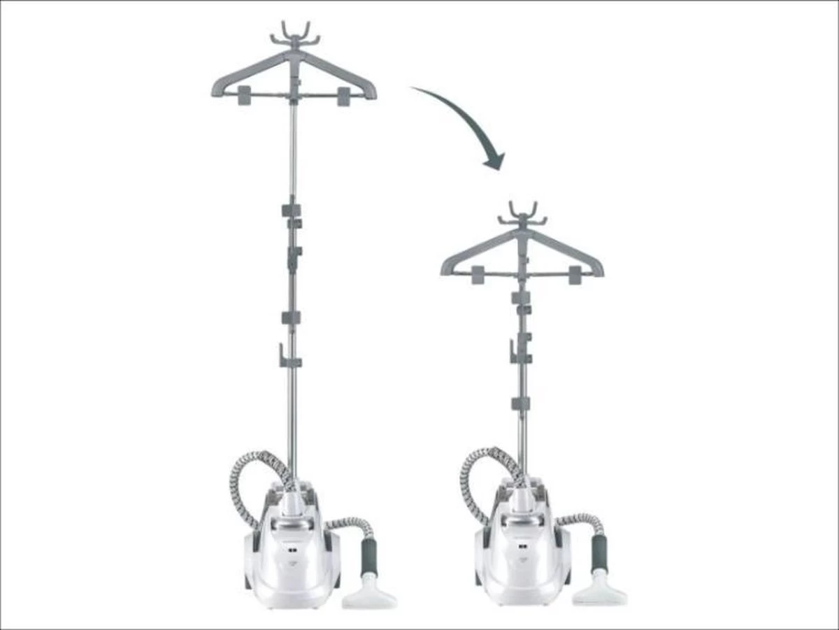 SILVERCREST® Kledingstomer - Stomer - Watertankinhoud 2.5L - 1630W - Voor Ontkreuken Of Opfrissen - Dood Bacteriën 7 SILVERCREST® Kledingstomer - Stomer - Watertankinhoud 2.5L - 1630W - Voor Ontkreuken Of Opfrissen - Dood Bacteriën - Afbeelding 5