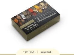 Noswo Kruidenrek Ophangbaar - Voor 24 Kruidenpotjes - 4 Stuks - Keukenrek Hangend - RVS - Zwart -Schoonmaakmiddelen 1200x905 2