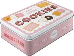 Tin Box Flat - Wonder Cookies