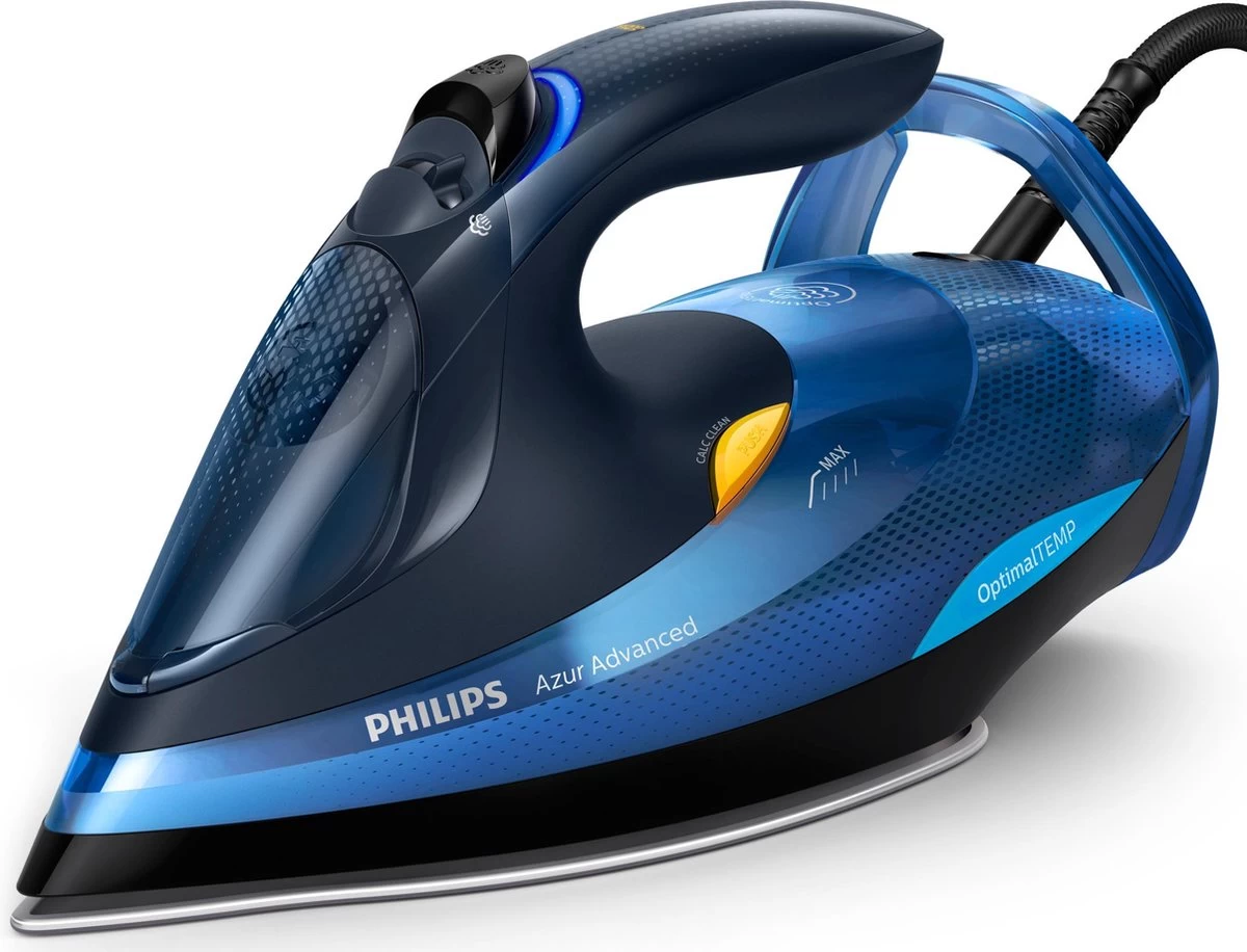 Philips Azur Advanced GC4937/20 - Stoomstrijkijzer - Blauw 3 Philips Azur Advanced GC4937/20 - Stoomstrijkijzer - Blauw