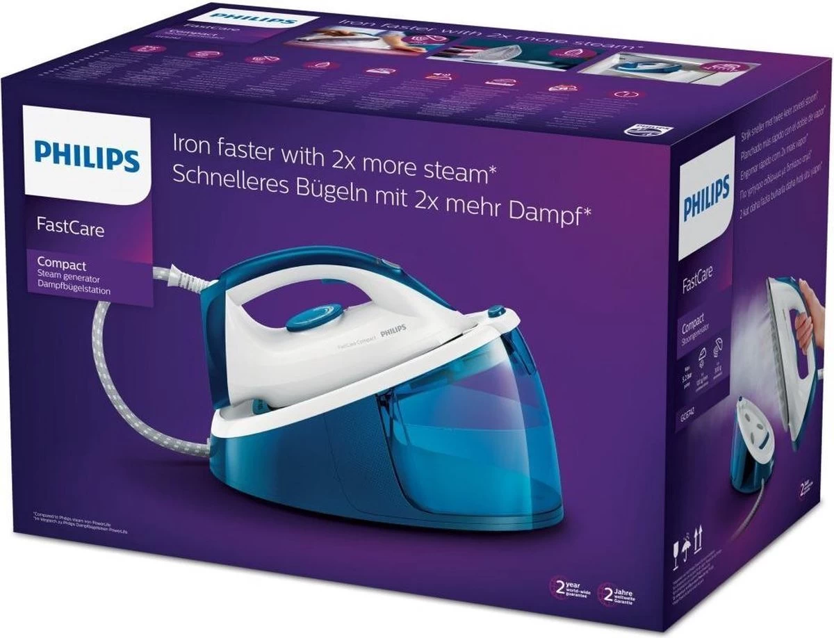 Philips FastCare Compact GC6742/20 - Stoomgenerator 8 Philips FastCare Compact GC6742/20 - Stoomgenerator - Afbeelding 6
