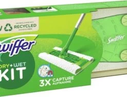 Swiffer Vloerreiniger Starterskit - 1 Dweil, 8 Droge En 3 Vochtige Vloerdoekjes Navullingen 37 Swiffer Vloerreiniger Starterskit - 1 Dweil, 8 Droge En 3 Vochtige Vloerdoekjes Navullingen -Schoonmaakmiddelen 1200x920