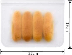 Herbruikbare Vershoudzakken Voor Diepvries, Koelkast En Vriezer – Set Van 2 Stuks - Formaat GROOT - 1000 ML Per Stuk - 19 X 22 Cm - Luchtdicht, Lekvrij En EXTRA STERK - Bewaarzakjes / Boterhamzakje - BPA Vrij 14 Herbruikbare Vershoudzakken Voor Diepvries, Koelkast En Vriezer – Set Van 2 Stuks - Formaat GROOT - 1000 ML Per Stuk - 19 X 22 Cm - Luchtdicht, Lekvrij En EXTRA STERK - Bewaarzakjes / Boterhamzakje - BPA Vrij -Schoonmaakmiddelen 1200x933