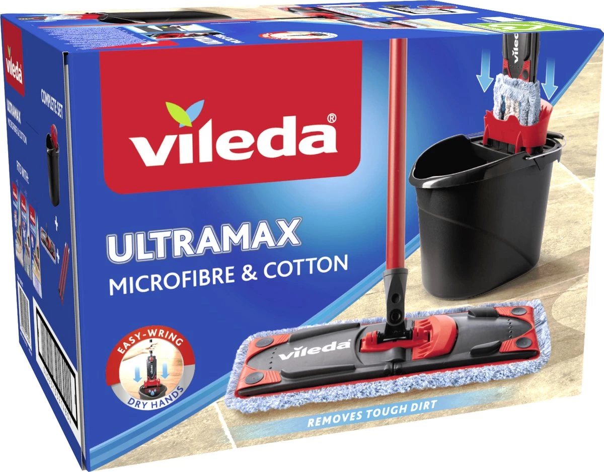 Vileda UltraMax Micro&Cotton - Complete Set - Tegelvloeren 8 Vileda UltraMax Micro&Cotton - Complete Set - Tegelvloeren - Afbeelding 6