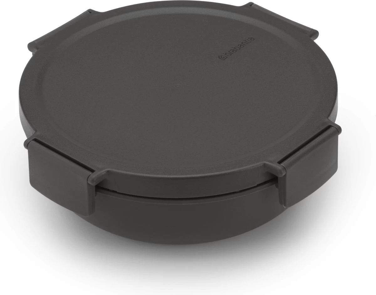 Brabantia Make & Take Salade Lunchbox - 1,3 L - Kunststof - Dark Grey 4 Brabantia Make & Take Salade Lunchbox - 1,3 L - Kunststof - Dark Grey - Afbeelding 2
