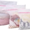 Waszak Set Van 3 Stuks Met Rits - BH/Lingerie/Sokken/Schoenen Wasnet Waszakjes Laundry Bag - Waszakken - Klein/Medium/Groot