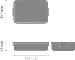 Brabantia Make & Take Bento Lunchbox Incl Bentobox- Large - Kunststof - Jade Green -Schoonmaakmiddelen 1200x959 1