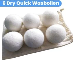 DRYQUICK Drogerballen- Wasbollen- Duurzaam Schapenwol - Herbruikbaar- 6 XL Wasballen Wit 17 DRYQUICK Drogerballen- Wasbollen- Duurzaam Schapenwol - Herbruikbaar- 6 XL Wasballen Wit -Schoonmaakmiddelen 1200x997 2
