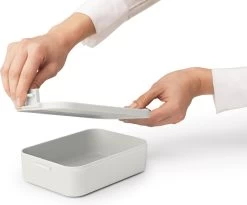Brabantia Make & Take Lunchbox - Medium - Kunststof - Light Grey -Schoonmaakmiddelen 1200x998 3
