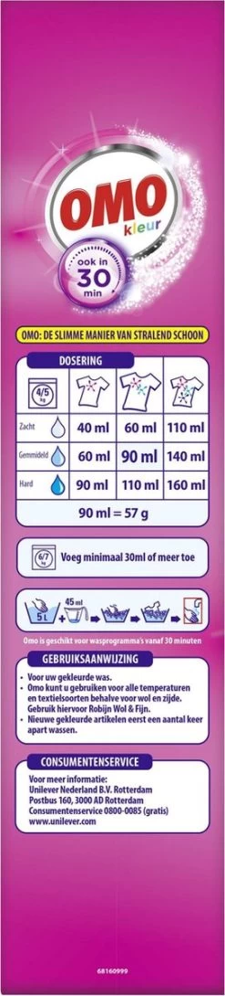 Omo Kleur XXL Waspoeder Voor De Gekleurde Was - 80 Wasbeurten 19 Omo Kleur XXL Waspoeder Voor De Gekleurde Was - 80 Wasbeurten -Schoonmaakmiddelen 272x1200