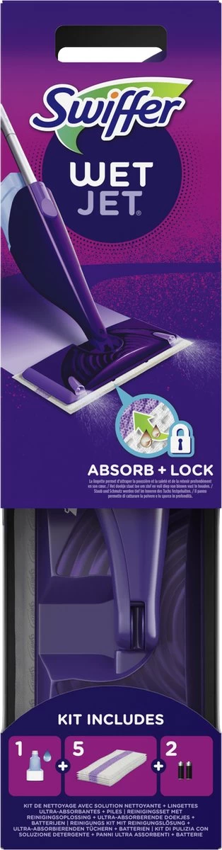 Swiffer WetJet Startset - Alles In één Dweilsysteem 15 Swiffer WetJet Startset - Alles In één Dweilsysteem - Afbeelding 13