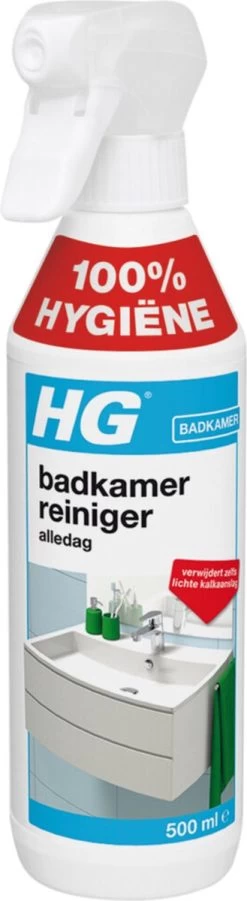 HG Badkamerreiniger Alledag - 500ml - Verwijdert Zeepresten, Huidvetten En Lichte Kalkaanslag -Schoonmaakmiddelen 329x1200 3