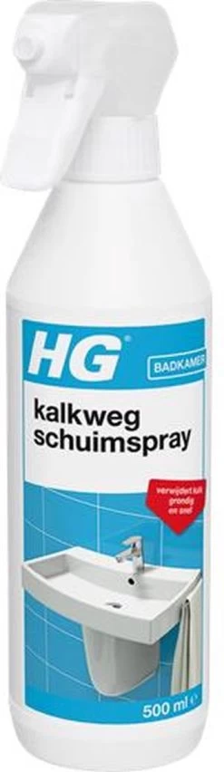 HG Kalkweg Schuimspray - 500ml - 100% Glans - Verwijdert En Voorkomt Kalk - Biologisch Afbreekbaar 21 HG Kalkweg Schuimspray - 500ml - 100% Glans - Verwijdert En Voorkomt Kalk - Biologisch Afbreekbaar -Schoonmaakmiddelen 348x1200 2