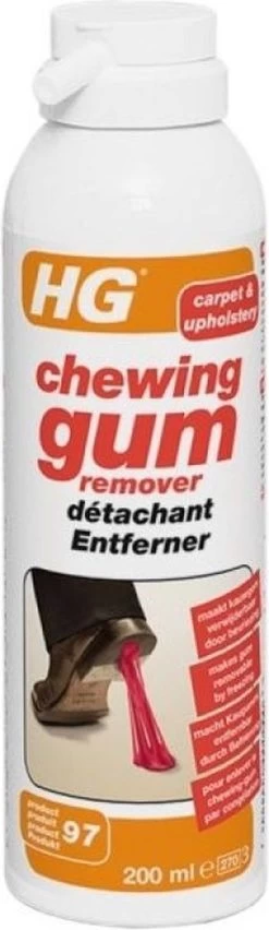 HG Chewing Gum Remover (HG Product 97) - 200ml - Bevriest Kauwgom -Schoonmaakmiddelen 348x1200