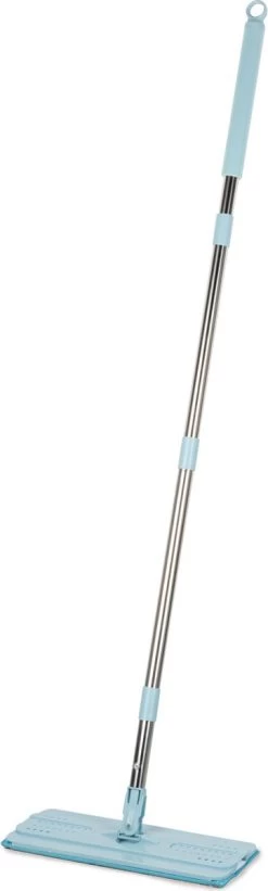 Alpina Platte Mop Met Emmer - Incl. 2 Microvezeldoeken - Voor Harde Vloeren - 360° Draaibaar -Schoonmaakmiddelen 361x1200