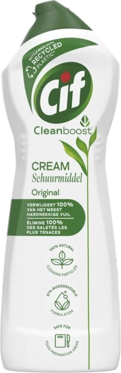 Cif CleanBoost Cream Original Schuurmiddel - 8 X 750 Ml - Voordeelverpakking 11 Cif CleanBoost Cream Original Schuurmiddel - 8 X 750 Ml - Voordeelverpakking -Schoonmaakmiddelen 390x1200 4