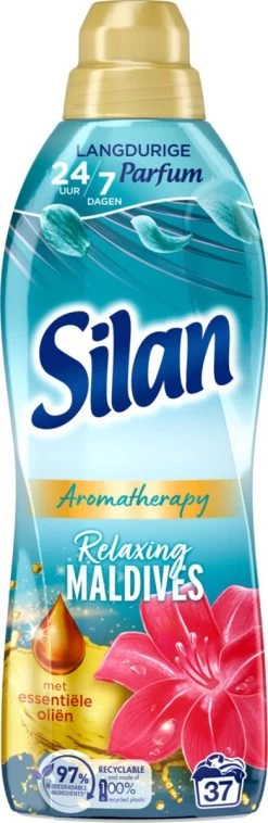 Silan Aroma Therapy Relaxing Maldives Wasverzachter - 6 X 37 Wasbeurten - Voordeelverpakking -Schoonmaakmiddelen 391x1200 4
