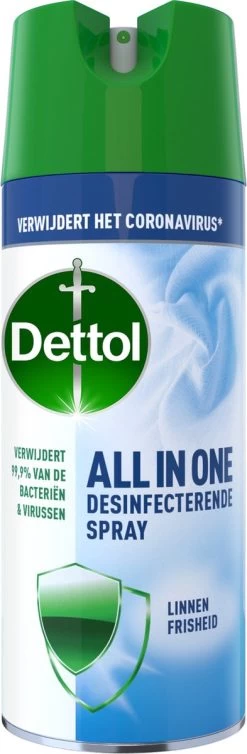 Dettol All In One Disinfectant Spray Linen - 400ml -Schoonmaakmiddelen 393x1200