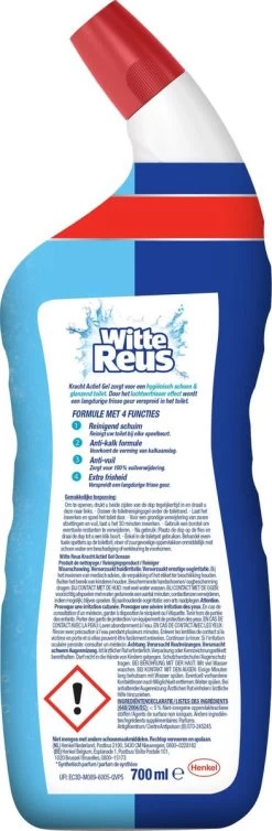 Witte Reus Toiletreiniger - Kracht Actief Gel Oceaan - Voordeelverpakking 10 X 700ml 16 Witte Reus Toiletreiniger - Kracht Actief Gel Oceaan - Voordeelverpakking 10 X 700ml -Schoonmaakmiddelen 393x1200 4