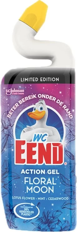 WC Eend Toiletreiniger Action Gel Floral Moon - 6x 750 Ml - Voordeelverpakking -Schoonmaakmiddelen 399x1200 1