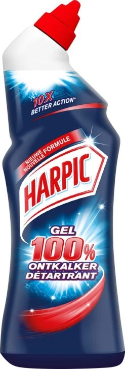 Harpic WC-reiniger Gel 100% Ontkalker- 750ml X6 -Schoonmaakmiddelen 409x1200 3