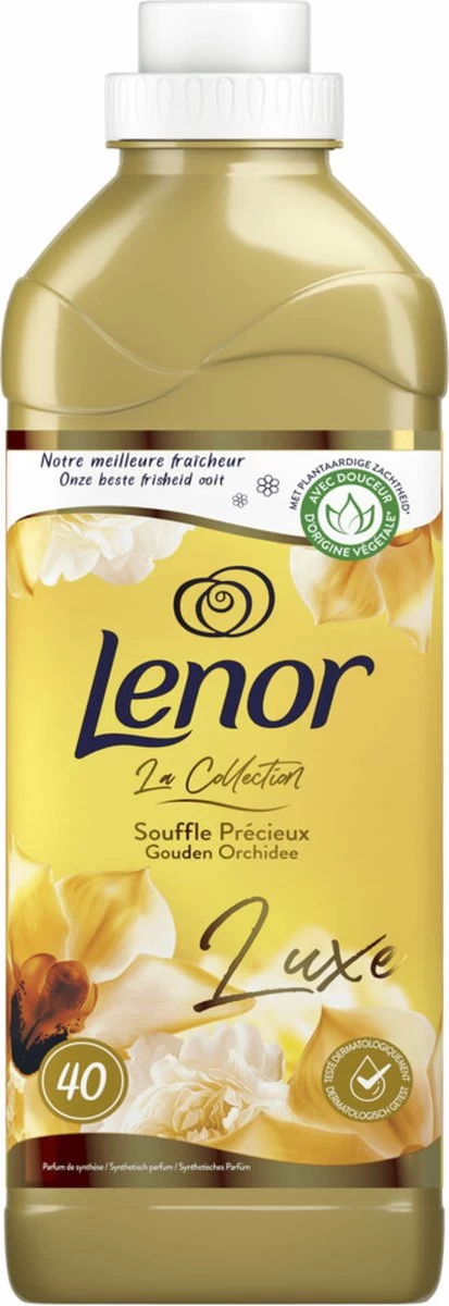Lenor Gouden Orchidee - Wasverzachter - Voordeelverpakking 12 X 40 Wasbeurten 7 Lenor Gouden Orchidee - Wasverzachter - Voordeelverpakking 12 X 40 Wasbeurten - Afbeelding 5