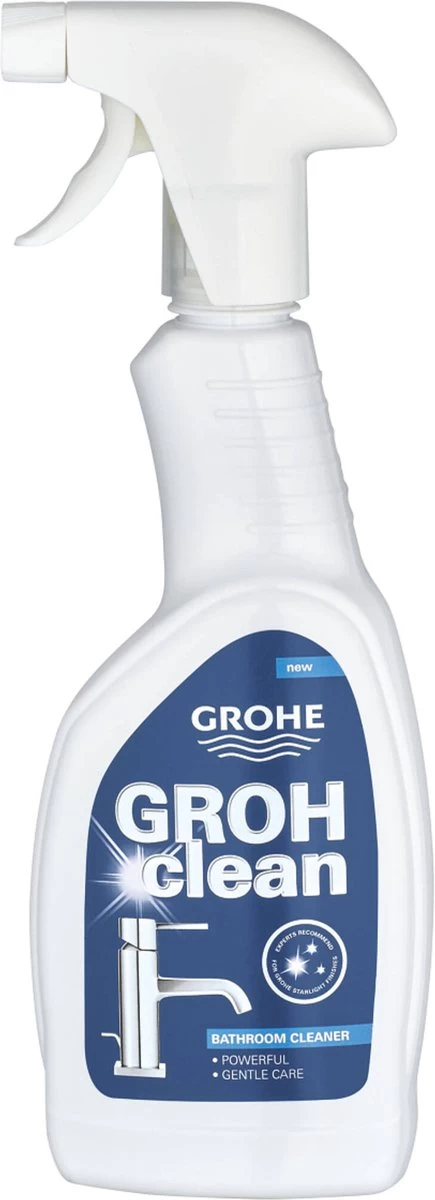GROHE Grohclean Sproeiflacon Reiniger - 500 Ml - Schoonmaakmiddel - 48166000 3 GROHE Grohclean Sproeiflacon Reiniger - 500 Ml - Schoonmaakmiddel - 48166000