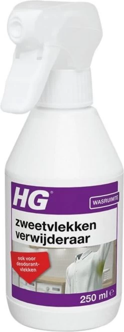 HG Zweetvlekkenverwijderaar - 250ml - Effectief Tegen Zweet- En Deodorantvlekken - Geschikt Voor Wit En Gekleurd Textiel 9 HG Zweetvlekkenverwijderaar - 250ml - Effectief Tegen Zweet- En Deodorantvlekken - Geschikt Voor Wit En Gekleurd Textiel -Schoonmaakmiddelen 451x1200 1