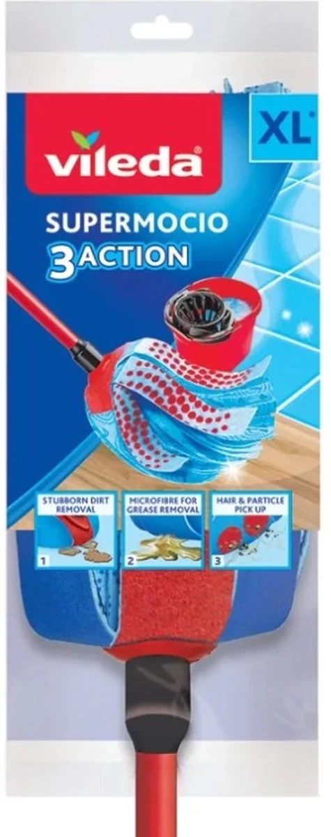 Vileda Super Mocio 3D Mop En Steel 15 Vileda Super Mocio 3D Mop En Steel - Afbeelding 13
