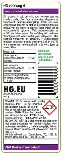 HG Vlekweg 4 - 50ml - Voor Onder Andere Saus En Kruiden -Schoonmaakmiddelen 481x1200 1