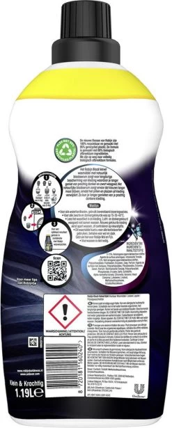 4x Robijn Klein & Krachtig Wasmiddel Black Velvet 1,19 Liter -Schoonmaakmiddelen 482x1200 3