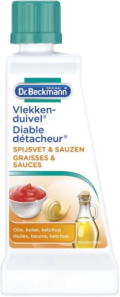 Dr. Beckmann Vlekkenduivel Spijsvet & Sauzen 50 Ml 13 Dr. Beckmann Vlekkenduivel Spijsvet & Sauzen 50 Ml -Schoonmaakmiddelen 484x1200