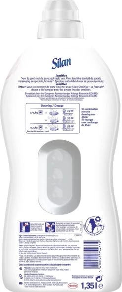 Silan Sensitive Wasverzachter - Baby En Gevoelige Huid - Grootverpakking - 54 Wasbeurten 13 Silan Sensitive Wasverzachter - Baby En Gevoelige Huid - Grootverpakking - 54 Wasbeurten -Schoonmaakmiddelen 505x1200