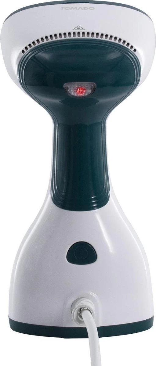 Tomado TSH1201W - Kledingstomer - 1200 Watt - RVS Zool - Wit/turquoise 10 Tomado TSH1201W - Kledingstomer - 1200 Watt - RVS Zool - Wit/turquoise - Afbeelding 8