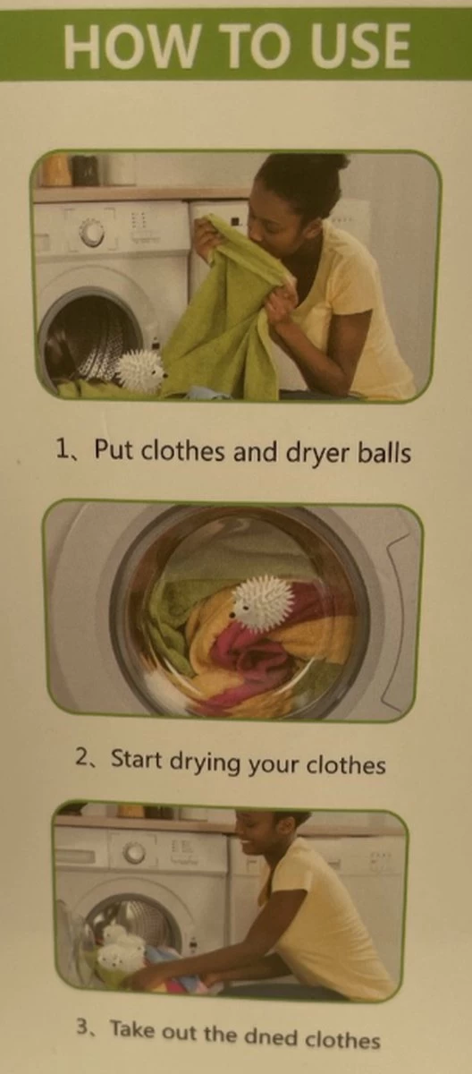 Merkloos 2-Pack Wasdrogerballen - Drogerballen - Wasdroger Droogballen – Wasbol – Was Bal - Wasballen – Wasdroger - Haarvanger Wasmachine - Wit 4 Merkloos 2-Pack Wasdrogerballen - Drogerballen - Wasdroger Droogballen – Wasbol – Was Bal - Wasballen – Wasdroger - Haarvanger Wasmachine - Wit - Afbeelding 2