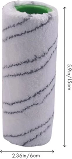 4x Rollers Grijs Compatible Met Karcher FC3 FC3D FC5 FC7 Floor Cleaner Onderdelen Vervanging Rollen 2.055-007.0 Dweil Pad Mop Microfiber -Schoonmaakmiddelen 544x1200 1