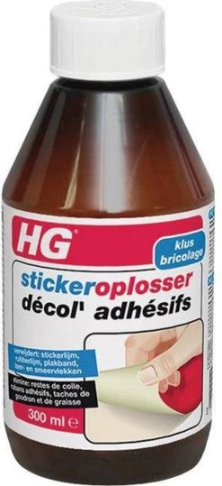 HG Stickerverwijderaar - 300ml - Eenvoudig In Gebruik - 100% Lijmrestenverwijdering -Schoonmaakmiddelen 550x1200 1