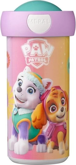 Paw Patrol Girls Voordeelset Lunchbox & Schoolbeker - Mepal Broodtrommel & Drinkbeker - -Schoonmaakmiddelen 555x1200