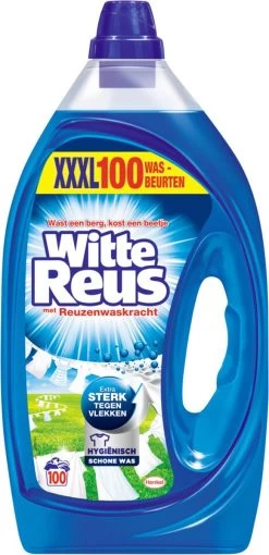 Witte Reus Gel Wasmiddel- Kwartaalverpakking - 100 Wasbeurten -Schoonmaakmiddelen 581x1200 1