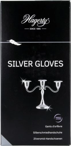 Hagerty Silver Gloves - Geïmpregneerde Handschoenen Voor Het Reinigen Van Zilver En Verzilverde Items