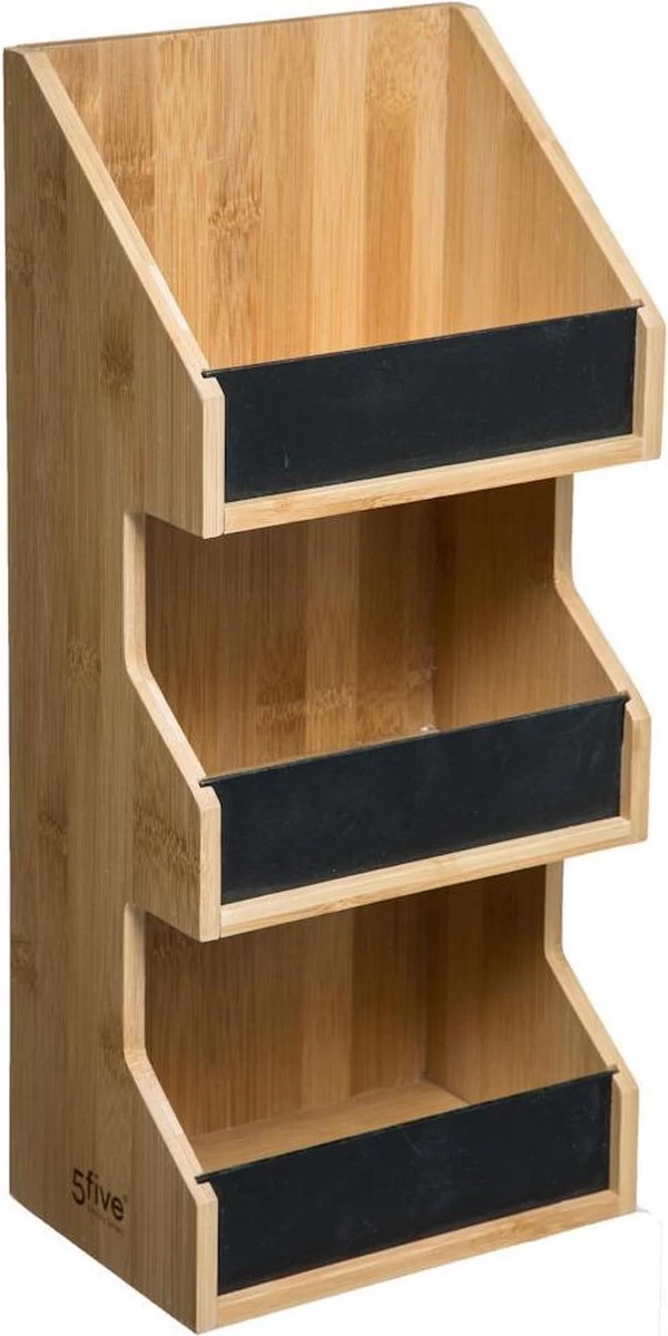 Merkloos Decopatent® 3 Laags Keuken Opbergrek - Staand Rek 3 Etages - Keukenrek - Bamboe Hout - Etagere Rek - Kruidenrek - Keuken Organizer 4 Merkloos Decopatent® 3 Laags Keuken Opbergrek - Staand Rek 3 Etages - Keukenrek - Bamboe Hout - Etagere Rek - Kruidenrek - Keuken Organizer - Afbeelding 2