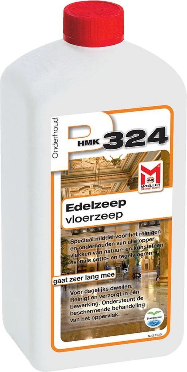 HMK P324 - Vloeibare Zeep Voor Steen - Moeller - 1 L 3 HMK P324 - Vloeibare Zeep Voor Steen - Moeller - 1 L