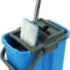 Handy Mop - Dweilsysteem - Vloerwisser - Emmer Met Wringer - Blauw -Schoonmaakmiddelen 606x1200