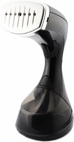 Kledingstomer - Handstomer - Stoomreiniger - Stomer - Inclusief Opzetborstel En Maatbeker - Groot Waterreservoir (300 Ml) - Snel Opgewarmd (30 Sec) - 3 Standen - 1500W - Merk: Rockerz Home - Kleur: Zwart